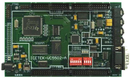 ICETEK-VC5502-AE：VC5502全功能用户评估板